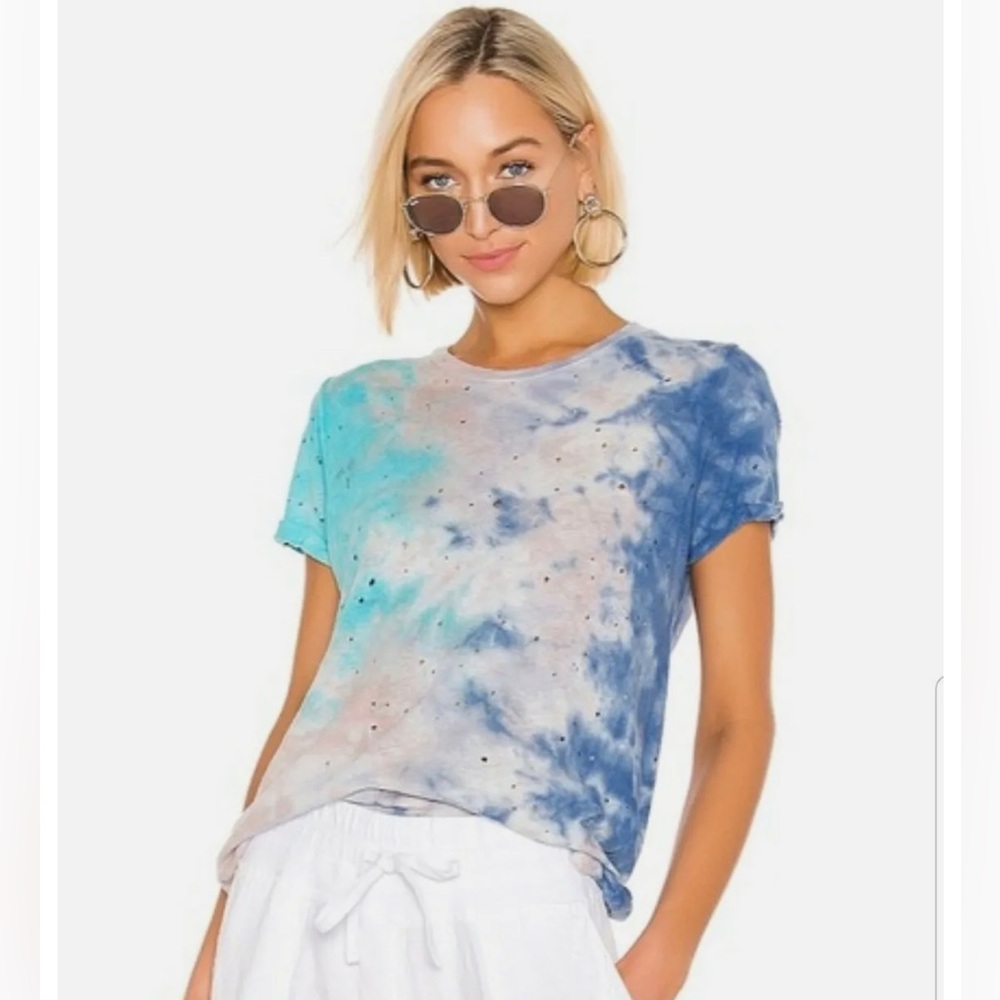 Michael Lauren Gunter  Tee with Holes  Size Small